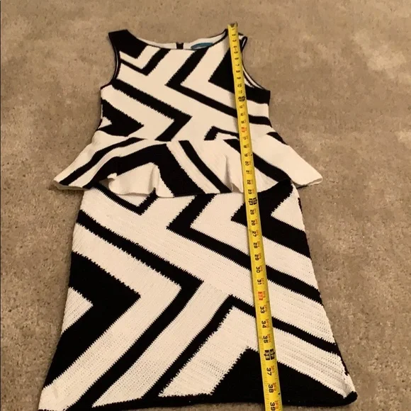 Alice+Olivia Black and white dress size S